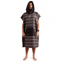 Nomadix Poncho Pinner Black with Hood (soft, quick-drying, no sticking of sand/pet hair) black 180x80cm